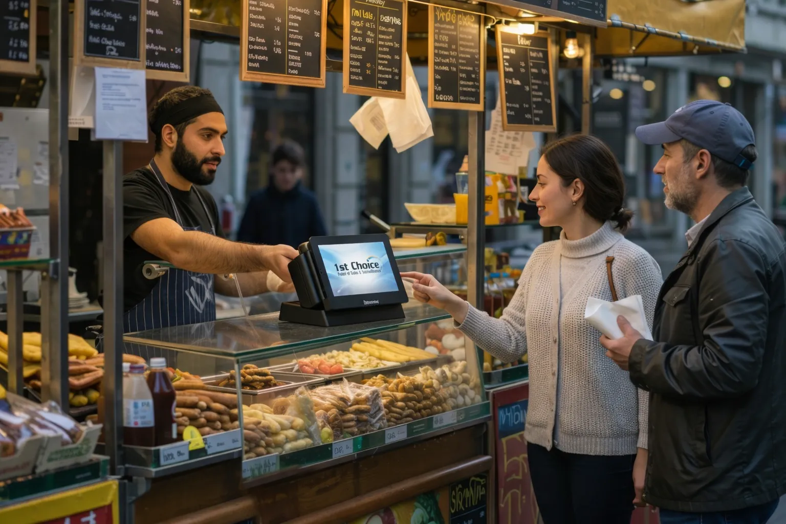 Quick Service Restaurant POS System in Action